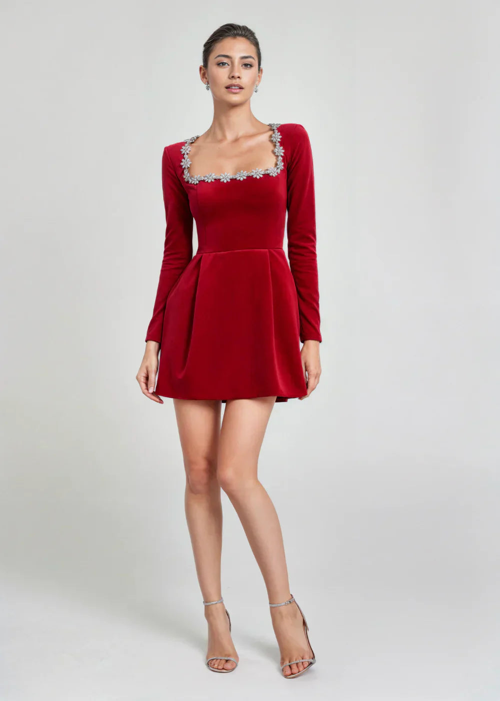 NOMI™ | Mini-jurk in fluweel